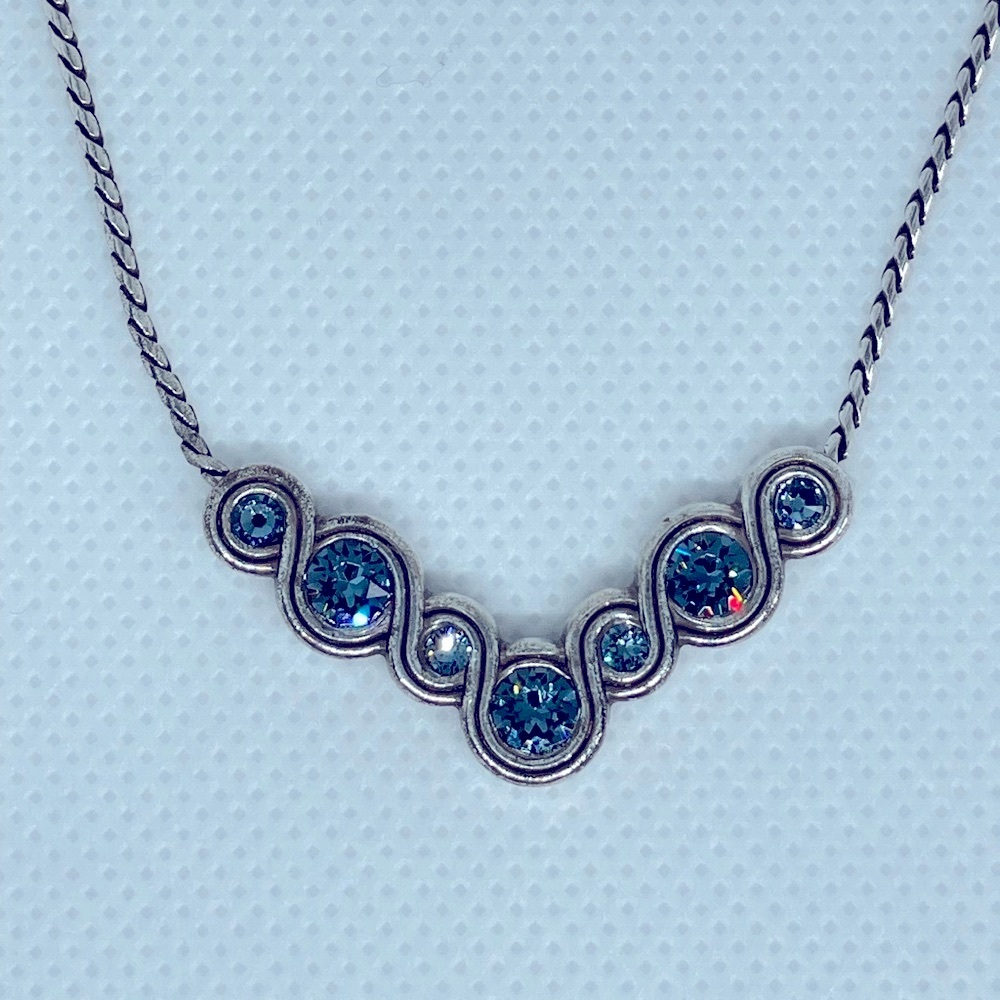 Brighton blue crystal necklace